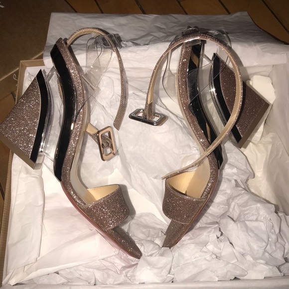 Christian Louboutin💄♥️Levitallo Glitter Red Sole - Picture 7 of 12